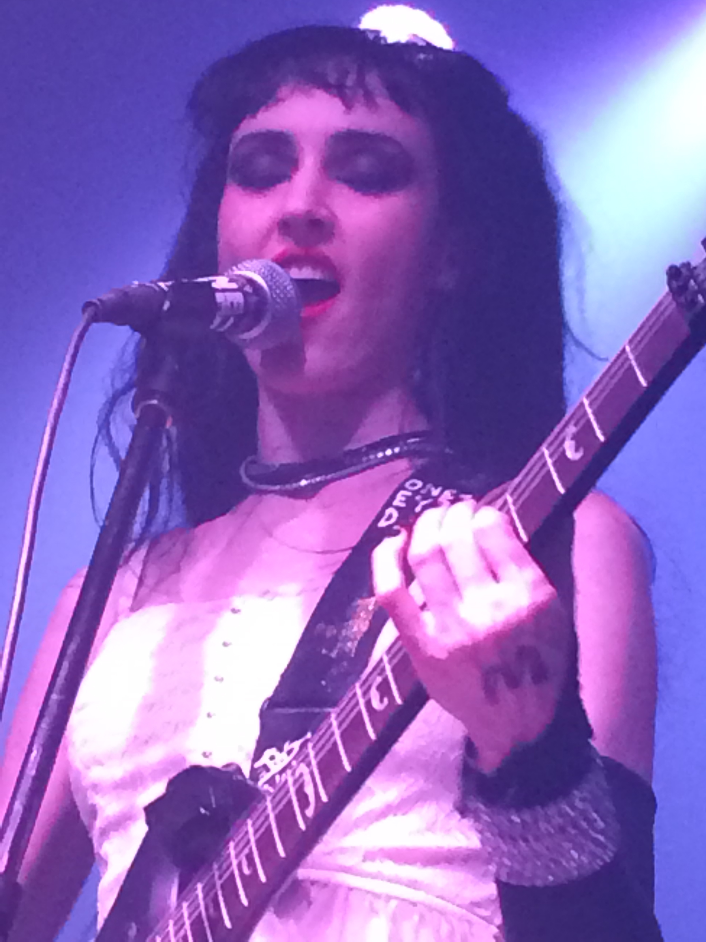 Live shot of Kimberly Freeman of One Eyed Doll at Club Red 4/24/15